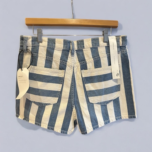 NWT CURRENT/ELLIOTT The Westside Shorts Bay Stripe 31 - Picture 4 of 11